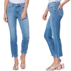 Paige Cindy destroyed hem Cindy jeans 27